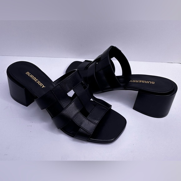 NWOB BURBERRY Lyna Leather Sandals, 100% Authentic! - Picture 11 of 15